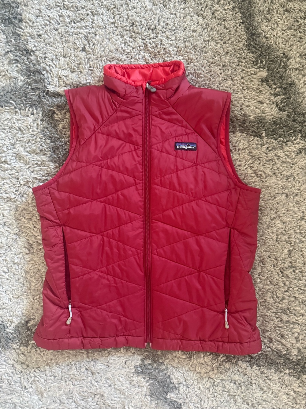 Patagonia Women's Bright Red Quilted Insulated Vest